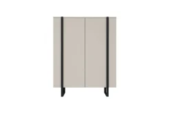 Bogart Komody*VERICA KOMODA 120 2D - cashmere / czarne nogi