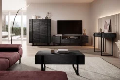 Bogart Komody*VERICA KOMODA 120 2D - charcoal flow / czarne nogi