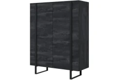 Bogart Komody*VERICA KOMODA 120 2D - charcoal flow / czarne nogi