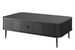 Bogart Stoliki Kawowe I Ławy*VESPER ŁAWA 103 1SZ - czarny mdf / czarny mdf / czarne nogi