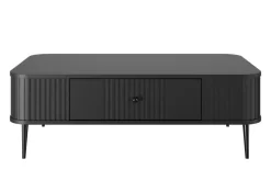 Bogart Stoliki Kawowe I Ławy*VESPER ŁAWA 103 1SZ - czarny mdf / czarny mdf / czarne nogi