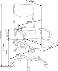 Halmar Fotele*VIRE fotel pracowniczy czarny1 sztuka
