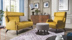 Wajnert Kanapy I Sofy Do Salonu|Sofy Dwuosobowe*sofa uszak Wing w stylu skandic chic