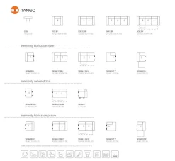 Wajnert Kanapy I Sofy Do Salonu|Sofy Dwuosobowe*sofa z przesuwanym oparciem Tango