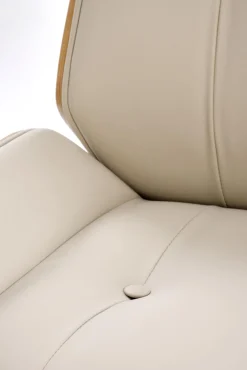 Halmar Fotele*WEBSTER fotel gabinetowy orzechowy/beżowy1 sztuka