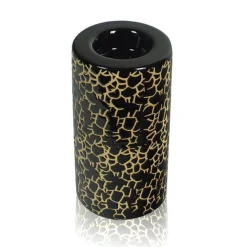 ArteHome Pozostałe Dekoracje*Świecznik czarno-złote zdobienia A1203B 14 cm