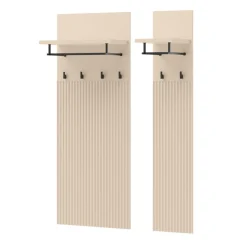 Lenart Wieszaki Do Przedpokoju|Wieszaki*Wieszak do przedpokoju TREND TG-06 Beż piaskowy + czarny