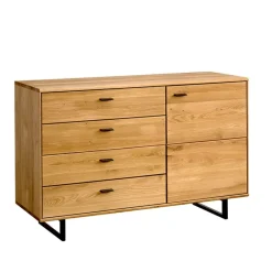 Dekort Komody Do Biura|Komody Do Przedpokoju*Witryna dębowa z szufladami Tramonto TYP 44