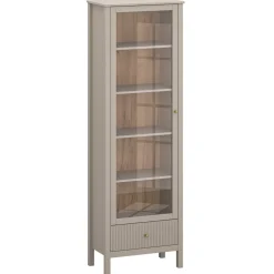 Mebelbos Witryny Do Jadalni|Witryny Do Salonu*Witryna z szufladą kolor taupe KLEO Lewa / Prawa KLEO KL-11