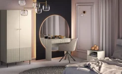 ML Meble Witryny*Wąska kaszmirowa witryna 1D Sophie 02 cashmere