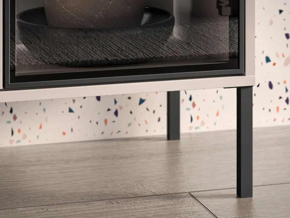 ML Meble Witryny Do Jadalni|Witryny Do Salonu*Wysoka kaszmirowa witryna Barnee 01