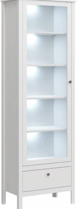 Mebelbos Szafki I Regały Do Biura|Witryny Do Jadalni*Wysoka witryna w stylu skandynawskim Ole 1w1s