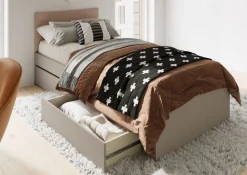 Dzieci Lenart Łóżka Młodzieżowe|Łóżka Do Pokoju Dziecięcego*2x Panel tapicerowany na ścianę Woow WO-14 do łóżka młodzieżowego Woow WO-12